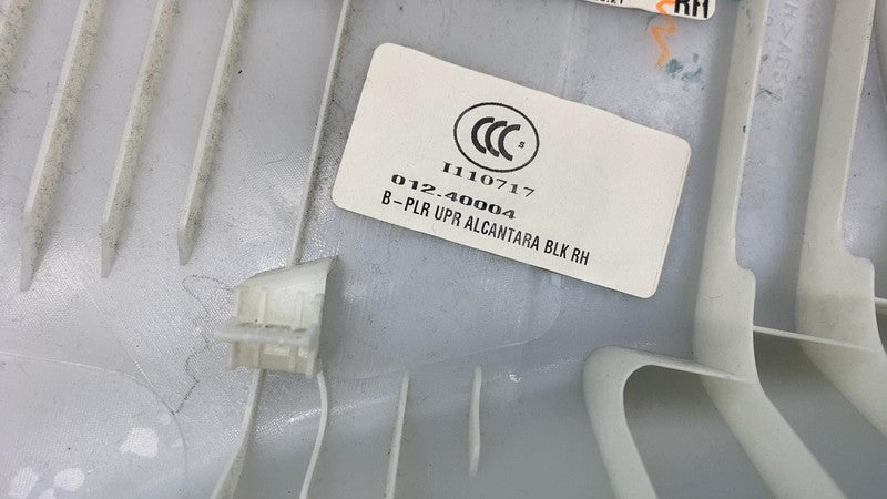 ⭕12-20 Model S Passenger Side B-Pillar Upper Trim Cover Panel Right 10