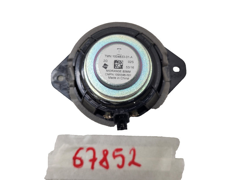 ⭕ 12-20 Model S Front Dashboard Sound Mid-Range Audio Speaker 80MM 1004833-01-A