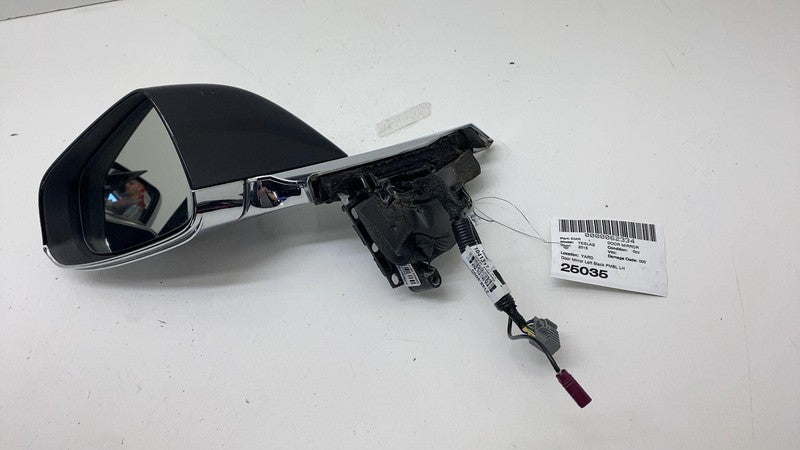⭕ 12-15 Model S Front Left Exterior View Door Mirror Black - PMBL 1041