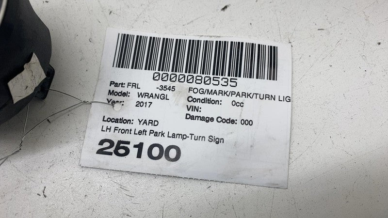 55077885AD ⭕ 14-18 Wrangler Front Left Side Marker Corner Turn Signal Park Lamp 68200291AA