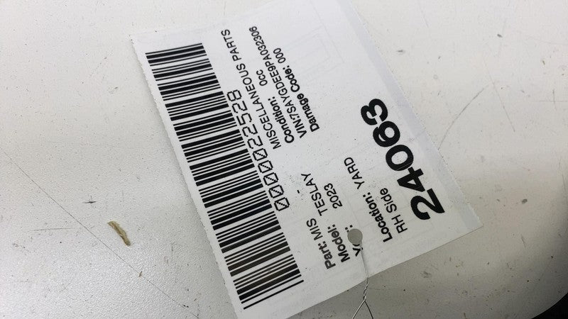 ⭕ 20-23 Model Y Right Exterior B-Pillar Applique Glass Trim RH AP3 150