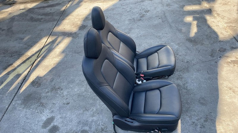 ⭕ 2017 2018 2019 2020 Tesla Model 3 Set Front Left & Right Seat Assembly Black
