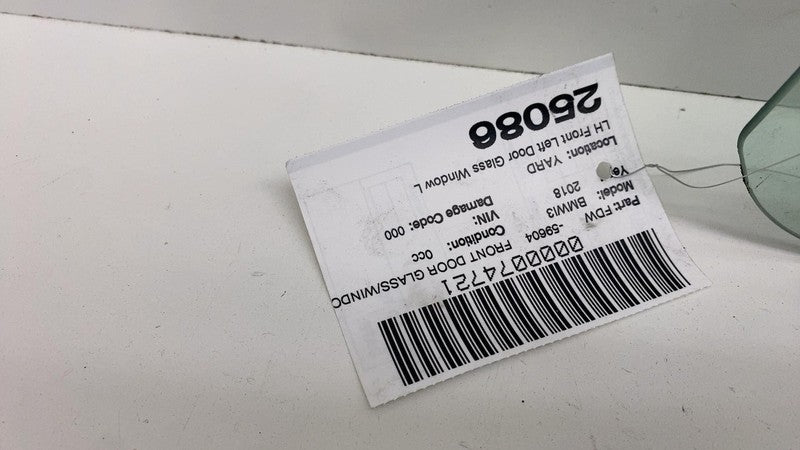 43R-007951 ⭕ 2014-2020 BMW i3 I01 Front Driver Side Door Window Glass Left LH E6 43R-007951