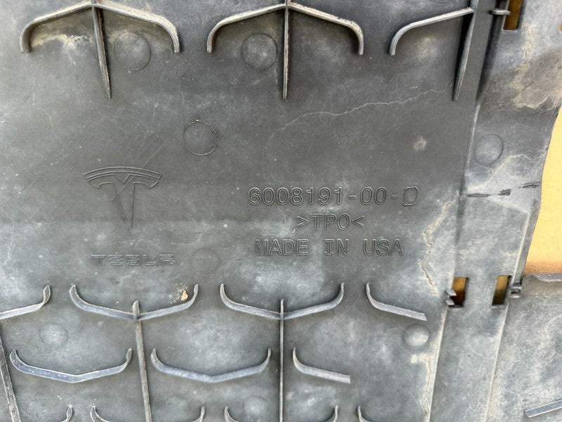 6008191 00 D ⭕ 2012-2015 Tesla Model S Rear Under Tray Splash Aero Shield Cover 6008191-00-D