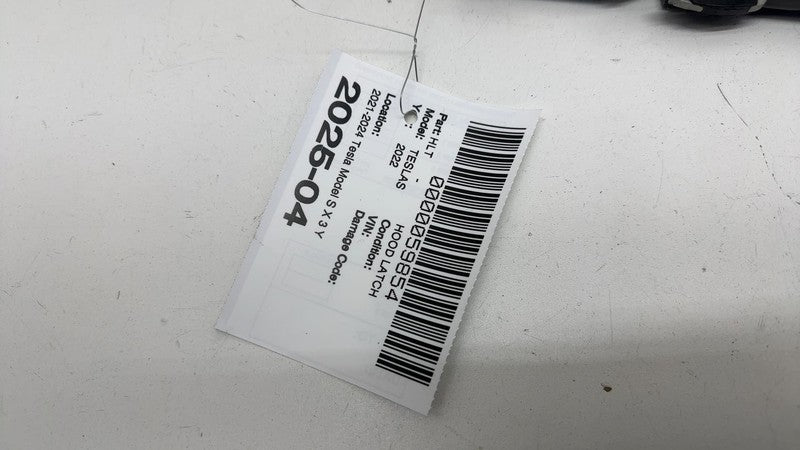 ⭕ 2021-2025 Model S Hood Latch Double Pull Single Actuator w/ Cable 15