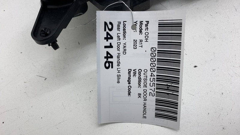 ⭕ 2022-2024 Rivian R1T Rear Left Door Exterior Handle Outer Silver PT0