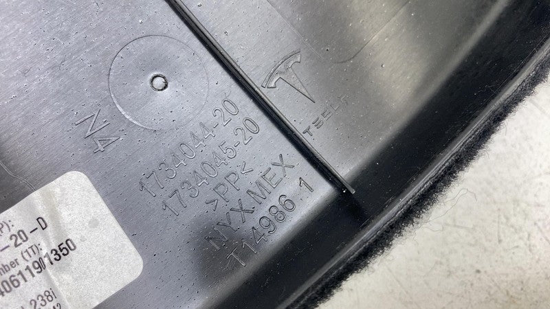 173404420D 2024-2025 Tesla Model 3 M3 Rear Trunk Garnish Trim Panel Assembly 1734044-20-D