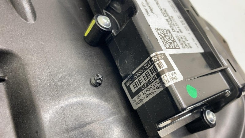 ⭕12-20 Tesla Model S Front Right Door Plate Panel w/ Control Module 10