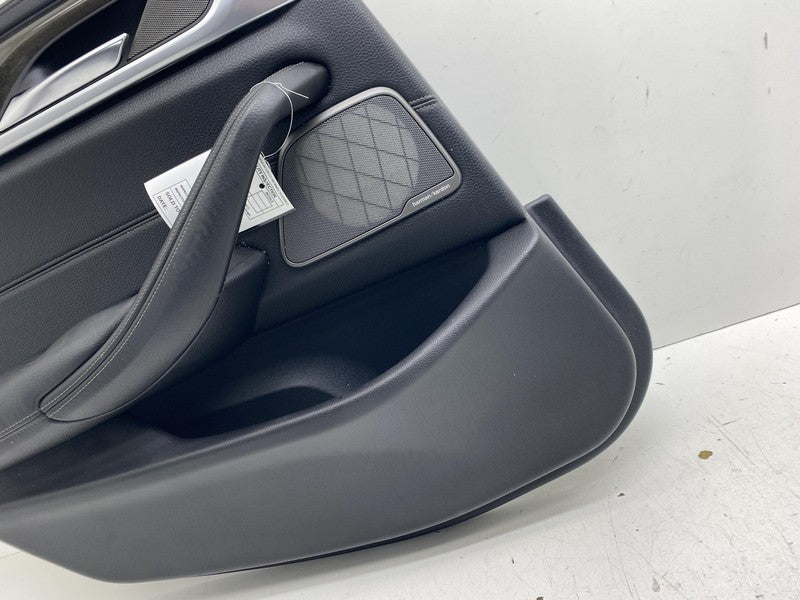 ⭕ 2017-2023 BMW 540i Rear Left Side Interior Door Panel Trim Card Blac