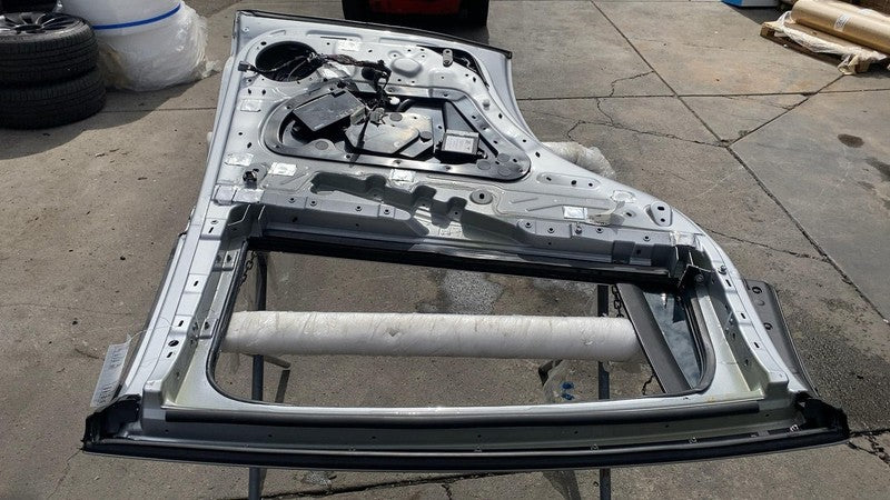 1028790-00-K ⭕ 2016-2024 Tesla Model X Rear Driver Side Falcon Door Panel Left Silver - PMSS
