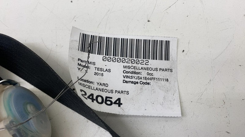 ⭕ 2012-2015 Tesla Model S Front 1st Row Seat Belt & Retractor Right 10