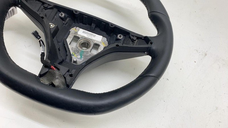 ⭕ 2012-2020 Tesla Model S Leather Steering Wheel Heated Black 1036774-