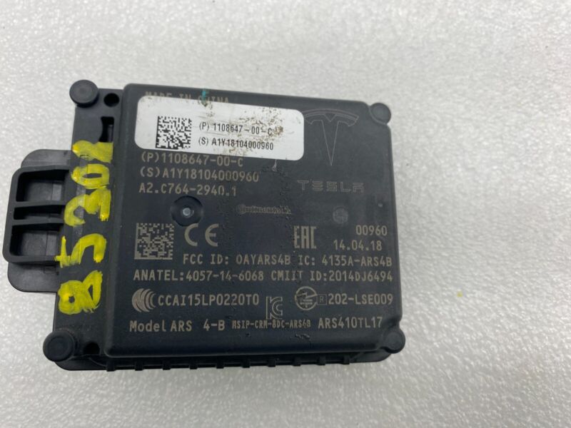 110864700C ⭕16-20 Tesla Model S X 3 Seven Pin Perpendicular Radar Sensor 7-Pin 1108647-00-C