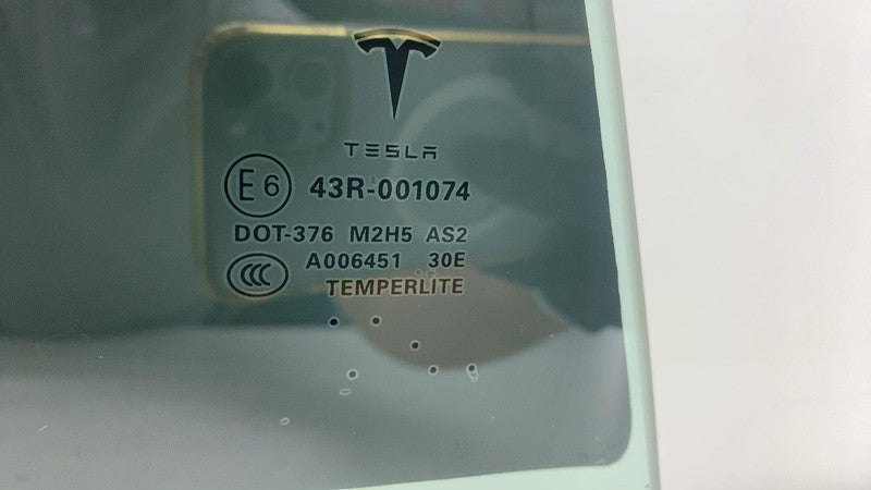 ⭕ 2012-2015 Tesla Model S Rear Passenger Side Door Window Glass Right 