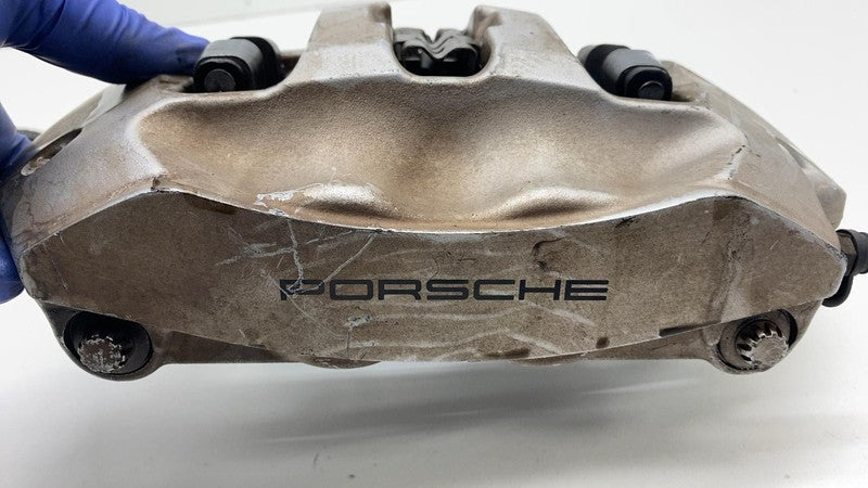 7P0 615 423 2011-2018 Porsche Cayenne Rear Driver Side Caliper w/ Brake Hose Line Left LH