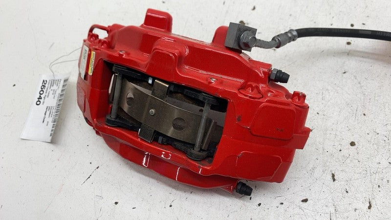 ⭕2016-2020 Tesla Model X Front Caliper w/ Brake Hose Line Right Red 10