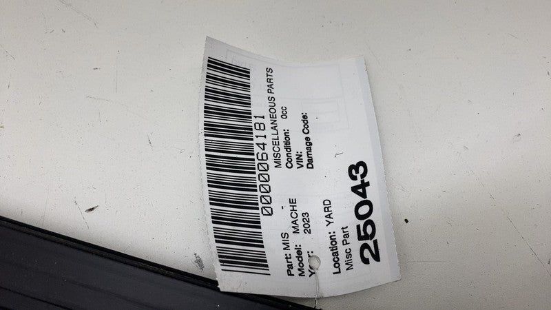 ⭕ 2021 2022 2023 2024 Ford Mustang Mach-E Door Window Inner Weatherstr