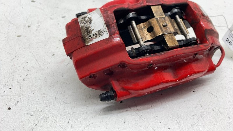 ⭕ 2012-2020 Tesla Model S Rear Caliper Red w/ Brake Hose Line Left 104