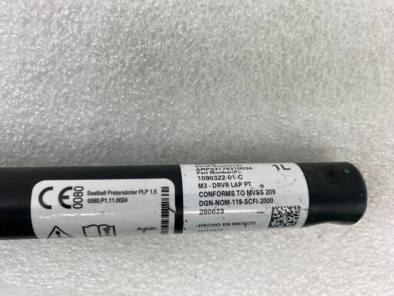 1090322 01 C ⭕ 17-23 Tesla Model 3 Y Driver Side Seat Belt Lap Pretensioner Left 1090322-01-C