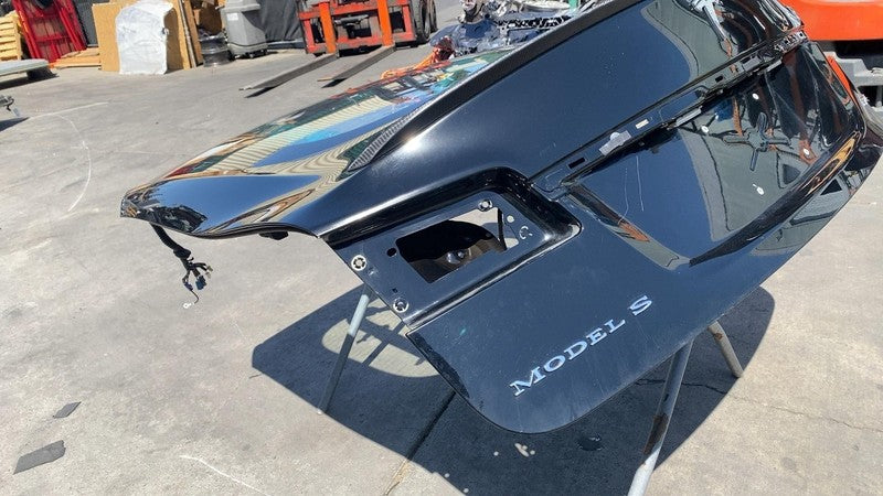 ⭕ 12-15 Tesla Model S Rear Trunk Liftgate Hatch Panel w/ Window Glass 