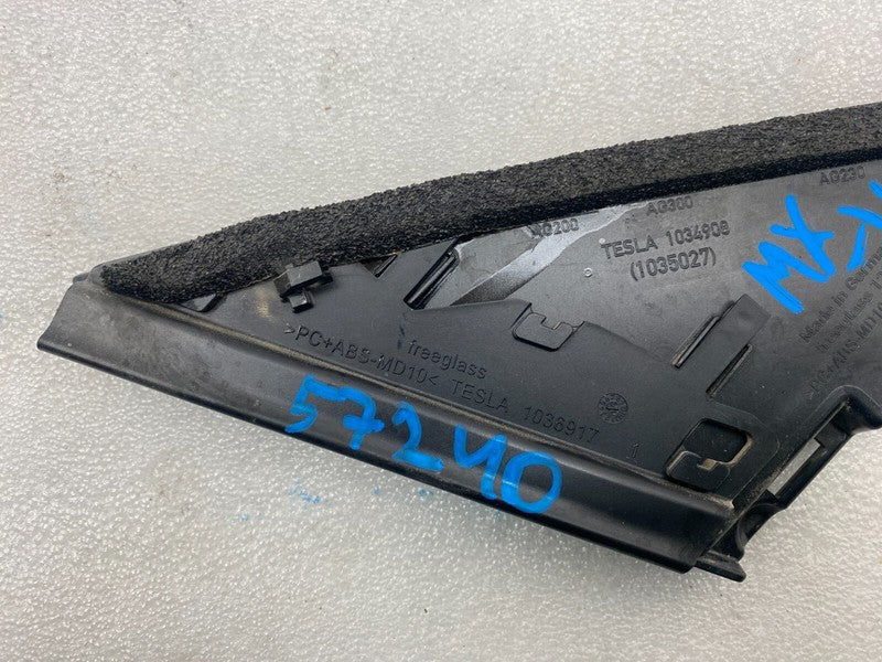 1036917 ⭕ 2015-2021 Tesla Model X MX Front Driver Side Quarter Applique Cover Left LH