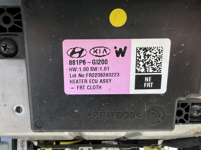 881P6-GI200 ⭕ 2022 2023 Hyundai Ioniq 5 Front Passenger Side 1st Row Seat Cloth Right Gray