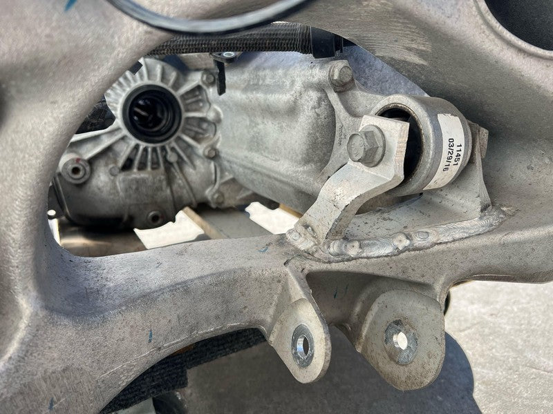 2016-2020 Tesla Model X S Engine Motor Rear Drive Unit W/ Subframe 103