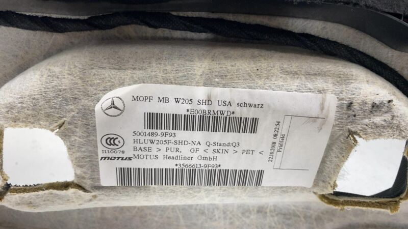 A2056922400 ⭕2015-2020 Mercedes-Benz C300 W205 Roof Ceiling Headliner Trim Panel A2056922400