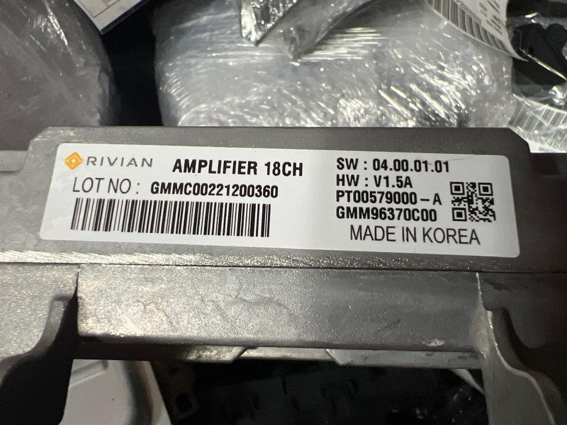 PT00579000A 2022-2024 Rivian R1T R1S Radio Audio AMP18 Channel Amplifier Module PT00579000-A