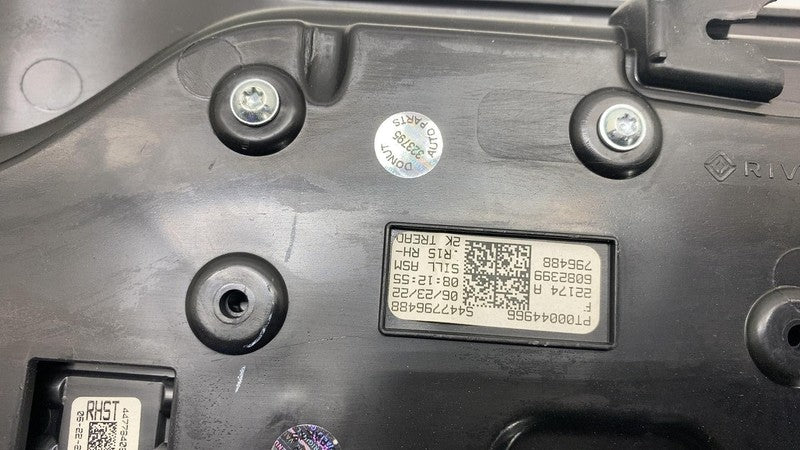 PT00044966 2022-2024 Rivian R1S Rear Right Door Sill Plate Step Scuff Trim Cover Guard OEM