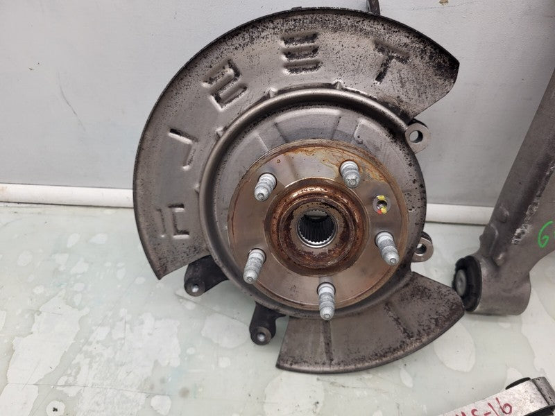 ⭕ 12-15 Tesla Model S MS SET Rear Right Spindle Knuckle & Control Arm 