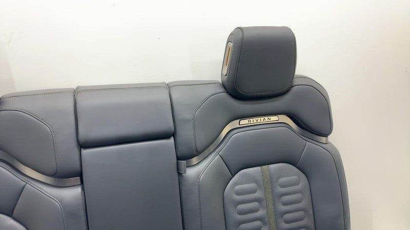 ⭕ 2022-2024 Rivian R1T Rear Left & Right 2nd Row Seat Leather Black Assembly OEM