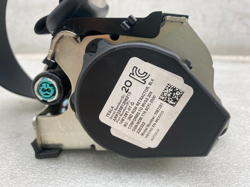 108128101G ⭕17-23 Tesla Model 3 Rear Left or Right 2nd Row Seat Belt Retractor 1081281-01-G