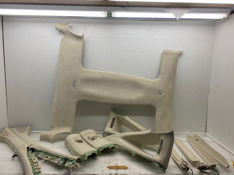 ⭕ 16-20 Tesla Model X SET of Ceiling Headliner Sunvisor Upper A + B + 