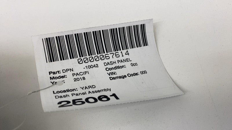 ⭕ 2017-2024 Chrysler Pacifica Front Dashboard Dash Instrument Panel As