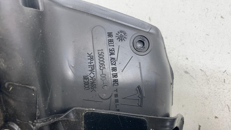 ⭕ 20-23 Tesla Model Y Rear Right Door Window Inner Belt Rubber Seal 15