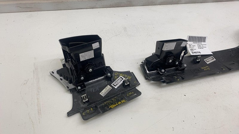 100782100D ⭕ 12-15 Tesla Model S MS SET of Dash A/C Air Vent Outlet Trim Panel 1007821-00-D