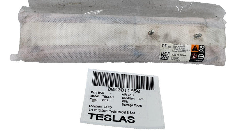 ⭕ 2012-2017 Tesla Model S MS Front Driver Side Seat Airbag Left OEM 10