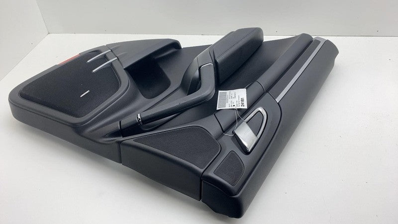 2011-2018 Porsche Cayenne S Rear Left Interior Door Panel Trim Cover Black OEM