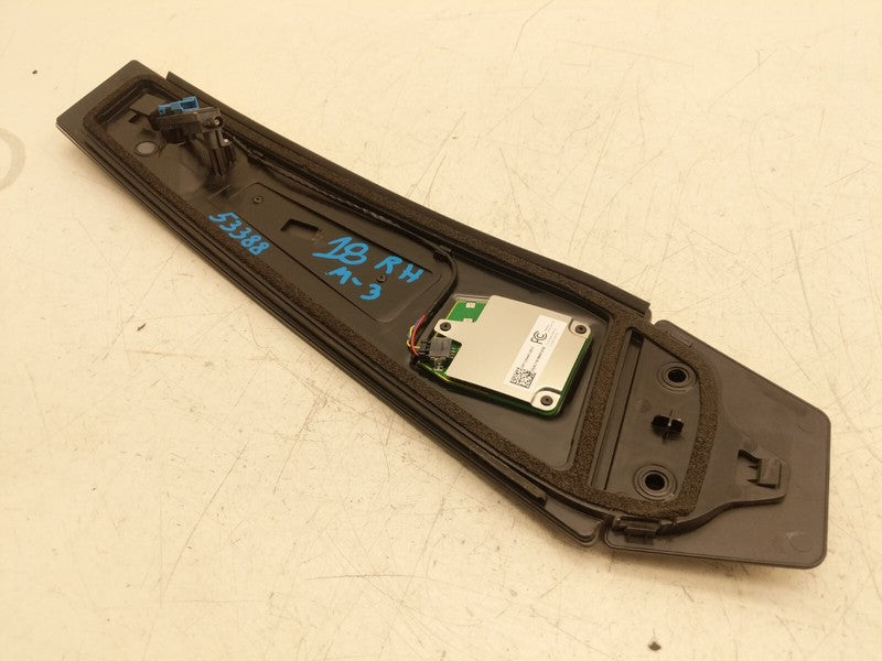 ⭕17-23 Model 3 Right B-Pillar Applique Glass Trim Molding w/ Camera 11