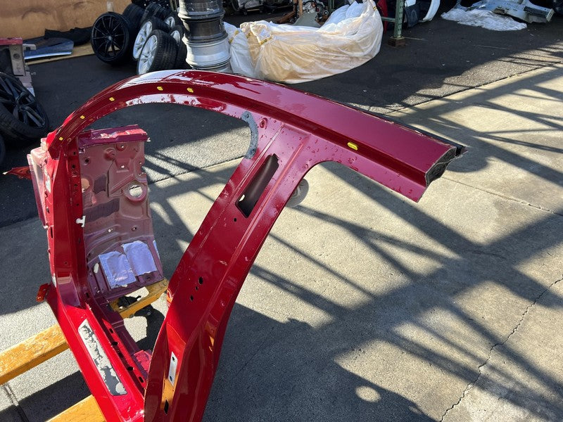 2020-2023 Tesla Model Y Left Body Side A + B-Pillar Door Frame Horn LH Red PPMR