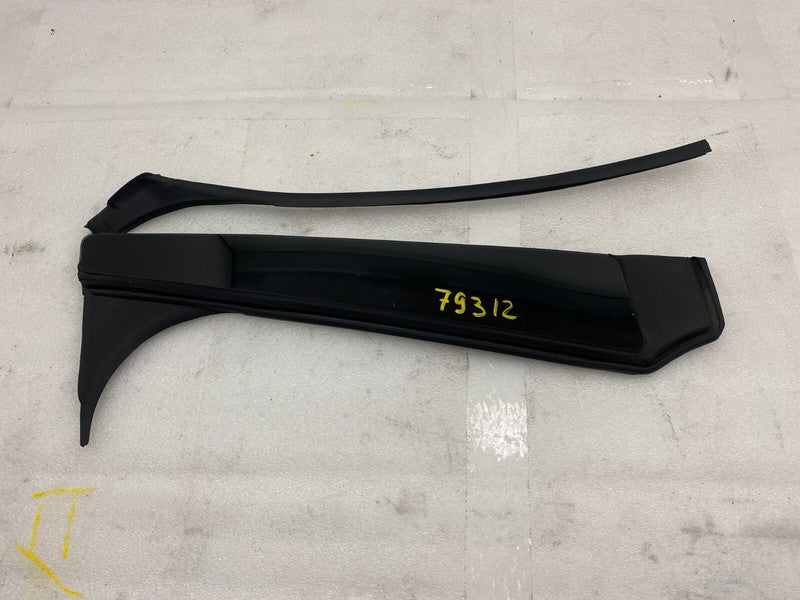 103236300C ⭕ 16-20 Model X B-Pillar Applique Glass Left Side LH w/ Rubber Seal 1032363-00-C