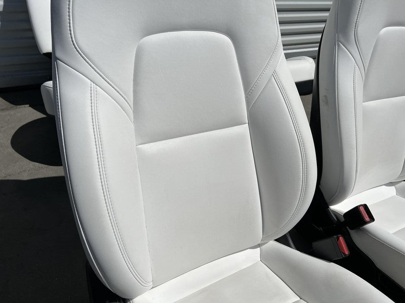 ⭕ 2020-2022 Tesla Model Y Complete Front & Rear Interior Seat Cushion Assy White