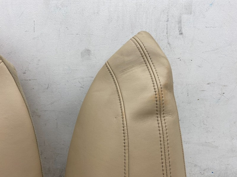 722319723069 ⭕ 12-20 Tesla Model S Rear Left & Right 2nd Row Seat Bolster Cushion Cover Tan