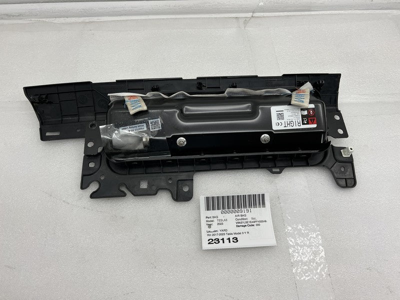 1077826 00 D ⭕ 2017-2023 Model 3 Y Passenger Side Lower Knee Safety Airbag Right 1077826-00-D