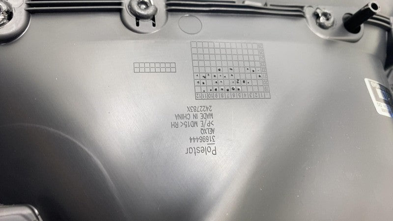 ⭕ 21-24 Polestar 2 Rear Right Interior Door Panel Trim Card Cover Blac