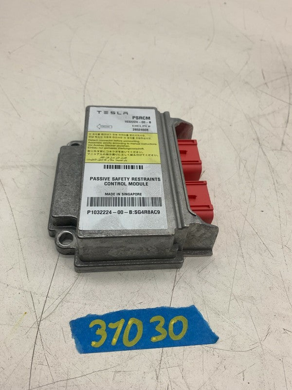 103222400B ⭕ 16-20 Model S Passive Safety Restraint Control Module Crash Data 1032224-00-B