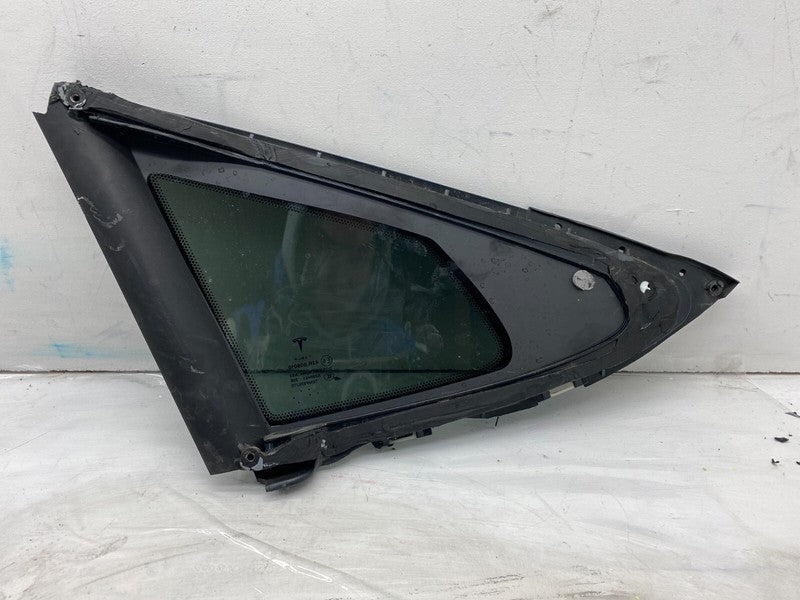 E6 43R-008010 ⭕ 2012-2021 Tesla Model S Rear Passenger Side Quarter Window Glass Right RH OEM
