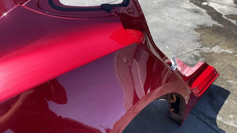 ⭕ 17-20 Tesla Model 3 M3 Rear Right Quarter Panel Structural Frame Cut Red PPMR