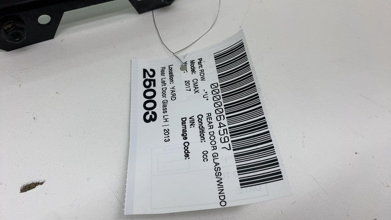 E6 43R-000004 ⭕ 2013-2018 Ford C-Max Rear Driver Side Door Window Glass Left LH Assembly OEM